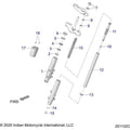 Suspension, Front Forks All Options - 2021 Indian Springfield 111