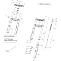 Suspension, Front Forks And Clamps, 46 Mm - 2009 Victory Vision Street/Ness/Touring/10Th Ann. - V09Sb36/Sc36/Sd36/Sz36