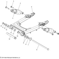 Suspension, Rear Asm., Swing Arm And Shocks All Options - 2016 Indian Scout