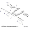 Suspension, Rear Asm., Swing Arm And Shocks All Options - 2022 Indian Chief Bobber Dark Horse 116