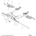 Suspension, Rear Asm., Swing Arm And Shocks N18msa00/Msb00 All Options - 2018 Indian Scout 1200