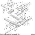 Suspension, Rear Asm., Swing Arm & Shock All Options (201503C) - 2022 Indian Challenger Elite
