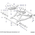 Suspension,Rear Swing Arm/Shock - 2019 Indian Ftr 1200