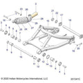 Suspension, Rear Swing Arm/Shock - 2022 Indian Ftr 1200 Carbon