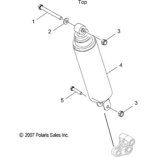 Suspension, Shock - 2012 Victory Vegas/8 Ball/Zness All Options - V12Gb36/Ga36/Zb36 Schematic 3405 OEM Schematic