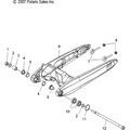 Suspension, Swing Arm - 2011 Victory Kingpin All Options - V11Ca36/Cb36