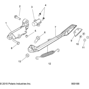 Off Road Express OEM Hardware Switch, Kickstand [Intl Only] by Polaris 4014289