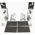 Switchblade Hardware Kit Chrome for Straight Forks by National Cycle