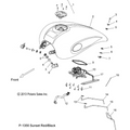 Tank, Fuel, Spine [Intl Only] by Polaris