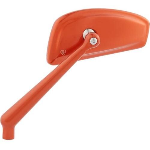 Tearchop Mirror RIGHT - Orange by Arlen Ness 510-020 Perch Mount Mirrors