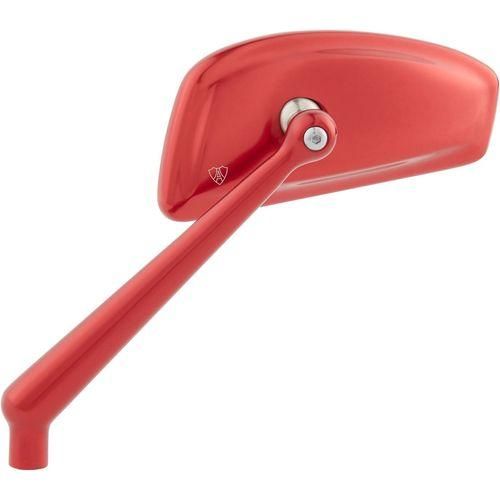 Tearchop Mirror RIGHT - Red by Arlen Ness 510-019 Perch Mount Mirrors