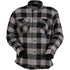 Parts Unlimited Drop Ship Long Sleeve Shirt SM / Grey/Black The Duke Flannel Shirt by Z1R 3040-2545