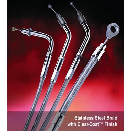 Barnett Throttle Cable Throttle Push Cable Stainless Steel WITH OUT Cruise 2010 ONLY by Barnett