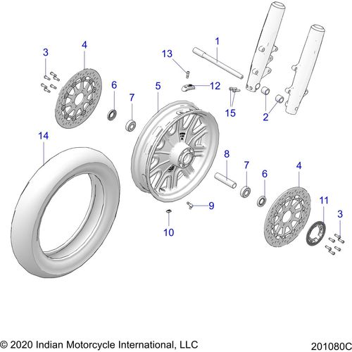 Tire-Ft 130/80B17 Crstec I-Spc by Polaris 5417578 Tire