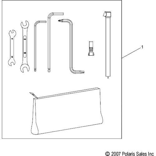 Tools, Tool Kit - 2013 Victory Vision/Aness All Options - V13Sw36/Aw36 Schematic 2992 OEM Schematic
