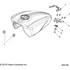 Tophat-Tank Mount. by Polaris 5138786 OEM Hardware