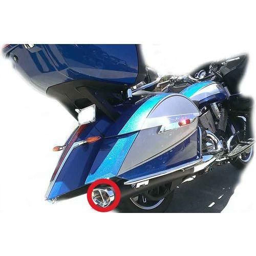 Tri Oval Exhaust Tips- Chrome by Cobra USA Witchdoctors