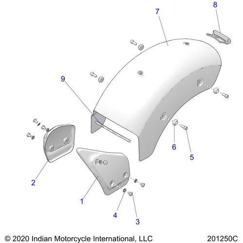 Trim-Edge Fender by Polaris 8360223 Fender Accent