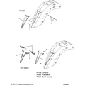 Trim, Taillight, Mtshn Blk by Polaris 5136613-677 Tailight Trim