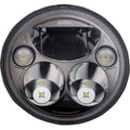 TruBeam Headlamp Black 7 In. Round by Custom Dynamics