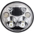 TruBeam Headlamp Chrome 7 In. Round by Custom Dynamics