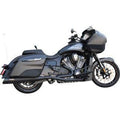 True Dual Exhaust System Black by Bassani Xhaust