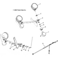 Tube/Mounts, Light Bar by Polaris 1013111 OEM Hardware