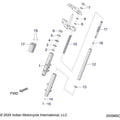 Fork Tube, Outer Left Flat Black by Polaris