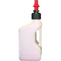 Utility Container White W/Red Cap 5Gal by Tuff Jug