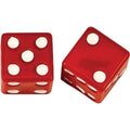 Valve Stem Caps Red Dice by Harddrive