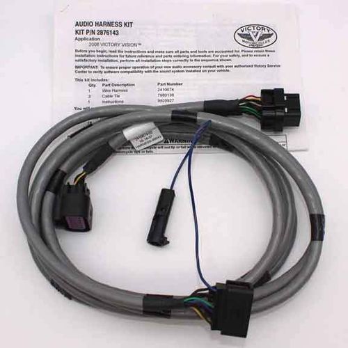 Victory OEM Audio Harness Package 2008-2013 Vision Motorcycle Models 2876143 Wiring Harness