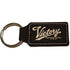 Key Chain Victory Script Rectangle Leather by Witchdoctors