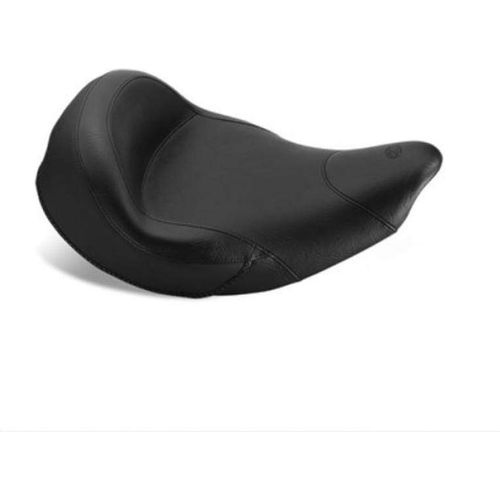 Tucker Rocky Drop Ship Seat Vintage Wide Touring Seat Black by Mustang Seats 75360