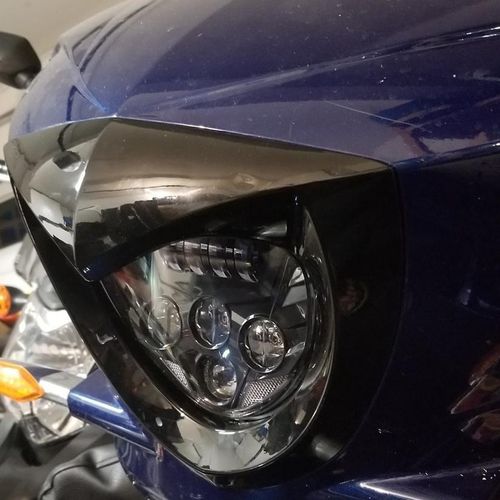 Vivid Headlight Bad Boy Bezel Scowl For Victory Cross Bikes by Mutazu Motorcycle Headlight Bezel