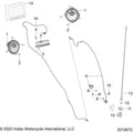 Wedge Antenna Locating by Polaris 5451788 OEM Hardware