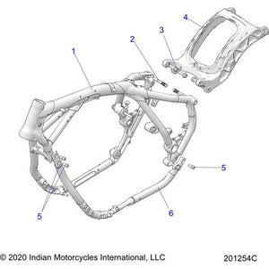 Weld-LH Cradle Black by Polaris 1025349-266 Engine Mount