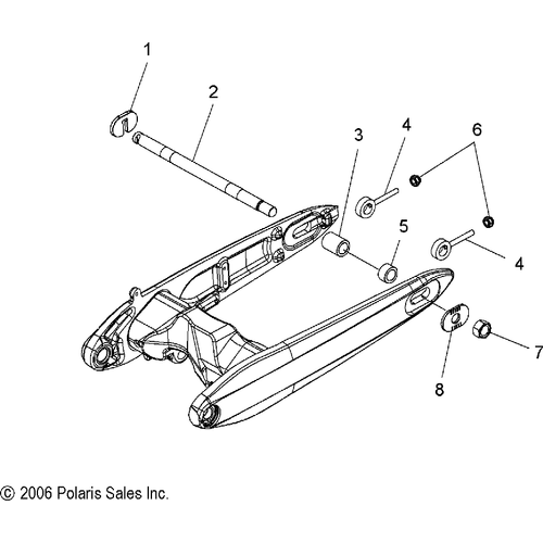 Wheels, Axle Adjuster, Rear - 2007 Victory Kingpin/Tour All Options - V07Cb26/Cd26 Schematic 4989 OEM Schematic