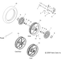 Wheels, Front - 2009 Victory Hammer/Hammer Sport All Options - V09Hb36/Hs36