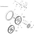 Wheels, Front - 2009 Victory Vegas/Vegas 8 Ball/Vegas Low All Options - V09Ab26/Gb26/Lb26