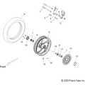 Wheels, Front - 2010 Victory Kingpin All Options - V10Cb26/Pb26