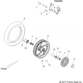 Wheels, Front - 2012 Victory Kingpin - V12Cb36Np/Npc/Npa