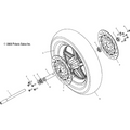 Wheels, Front (Cast) - 2004 Victory Ca Touring Cruiser All Options - V04Tb16