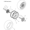Wheels, Rear (Billet) - 2007 Victory Hammer All Options - V07Hb26/Hs26