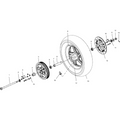 Wheels, Rear (Cast) - 2003 Victory Ca Classic Cruiser All Options - V03Cb16