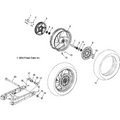 Wheels, Rear (Cast) - 2005 Victory Victory Vegas All Options - V05Ab16/Ec16/Gb16