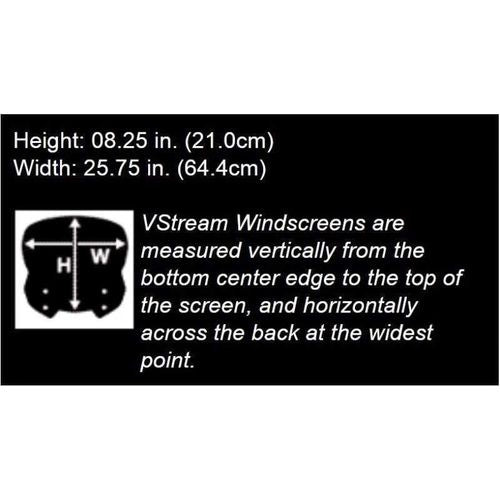 Western Powersports Drop Ship Windshield Windscreen VStream Dark Tint Touring by National Cycle N20702