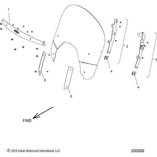 Windshield Lexan by Polaris 5455342 Windshield
