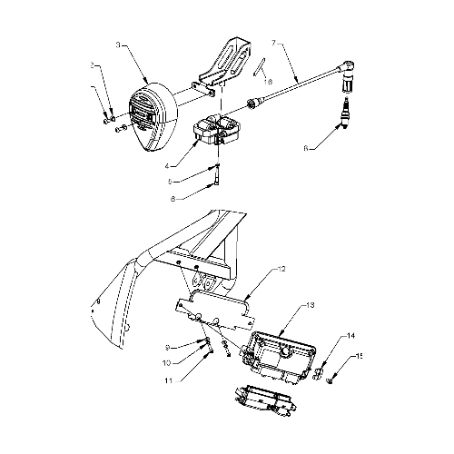 Off Road Express OEM Hardware Wire Spark Plug by Polaris