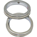 Wrap Around LED Marker Lights 56mm Chrome w/Clear Lens by Custom Dynamics