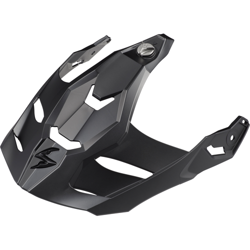 Western Powersports Helmet Shield Matte Black Xt9000 Peak Visor by Scorpion Exo 52-590-03